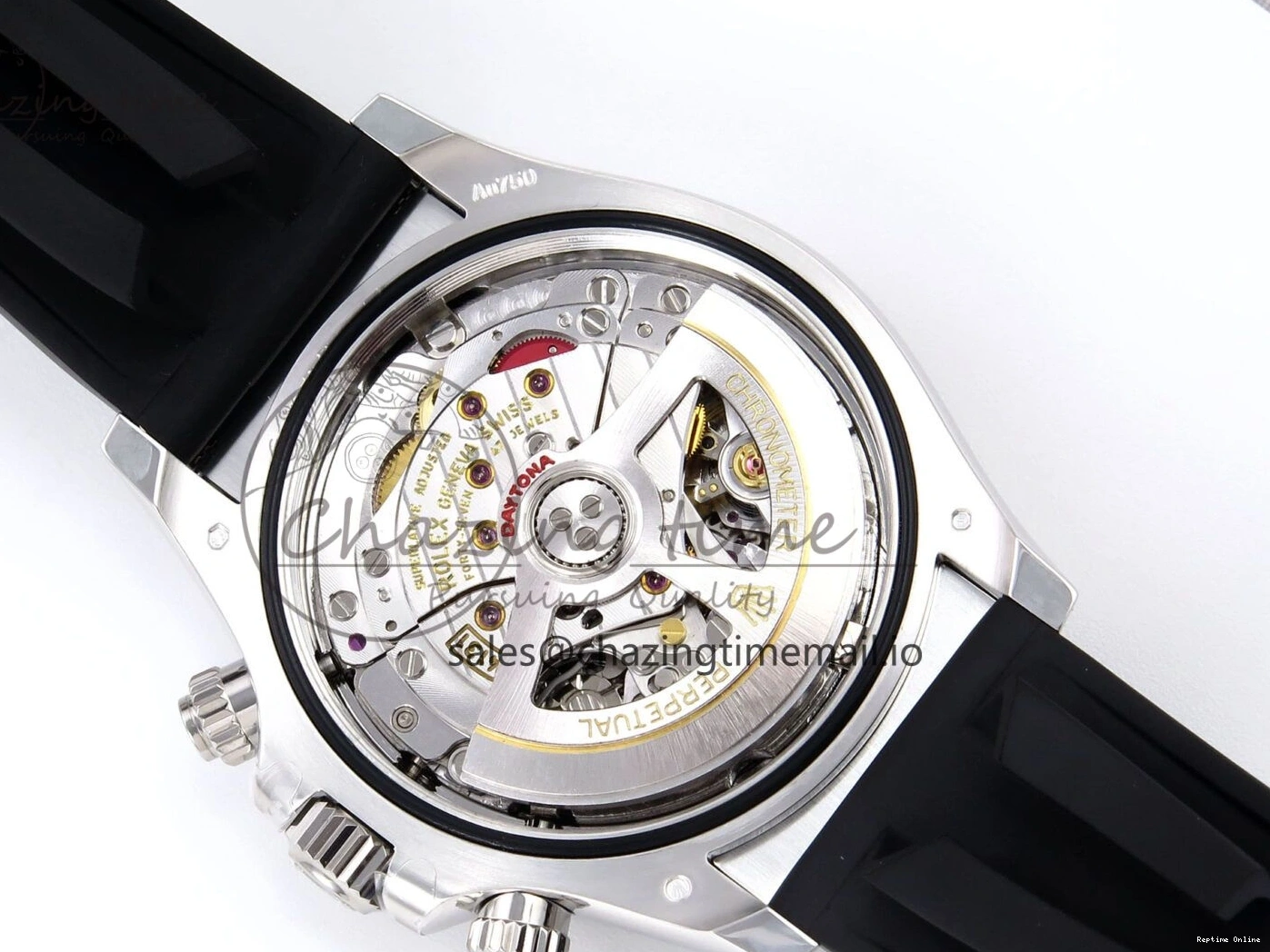 0417 EyeCatching Daytona 126519 LN APSF 1:1 Best Edition Black Diamonds Dial on Oysterflex Strap SH4131（Gain Weight） 1027